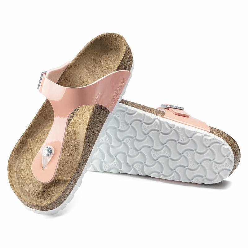 Gizeh Birkenstock Lakovane Birko-flor Damske Ruzove | SK 107PJJ